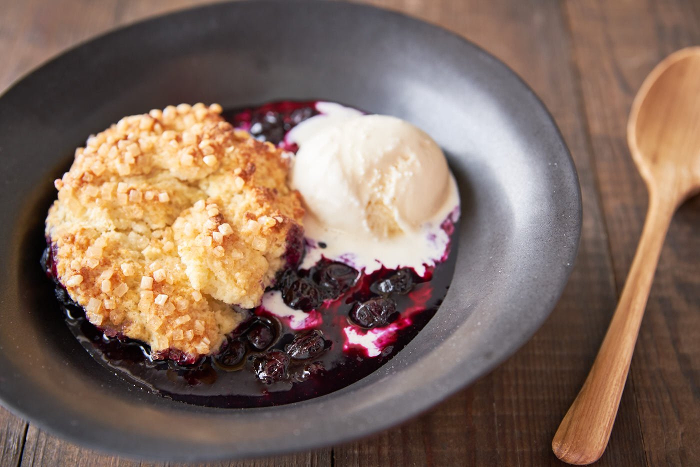 Loaded with sweet, plump blueberries and topped with buttery sugared biscuits, this easy Blueberry Cobber is the perfect summer dessert.