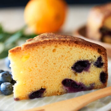 With a crisp sugar crust and tender interior that's redolent of citrus and fruity olive oil, this delicious Blueberry Olive Oil Cake makes for a mouthwatering snack or light breakfast.