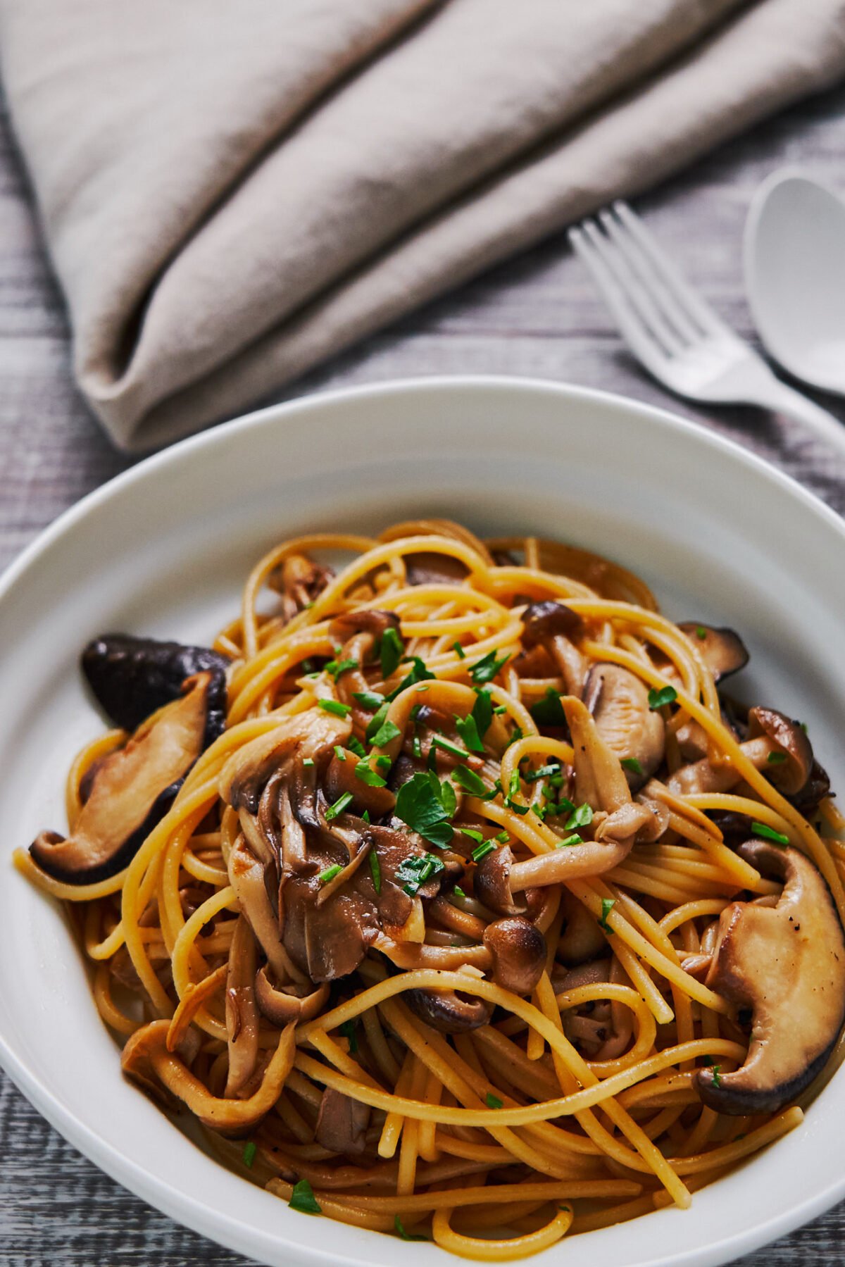 If you have butter, soy sauce, and spaghetti in your pantry, you can make this mouthwatering Japanese pasta.