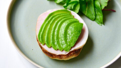 Avocado is optional, but will make your Eggs Benedict richer and more colorful.