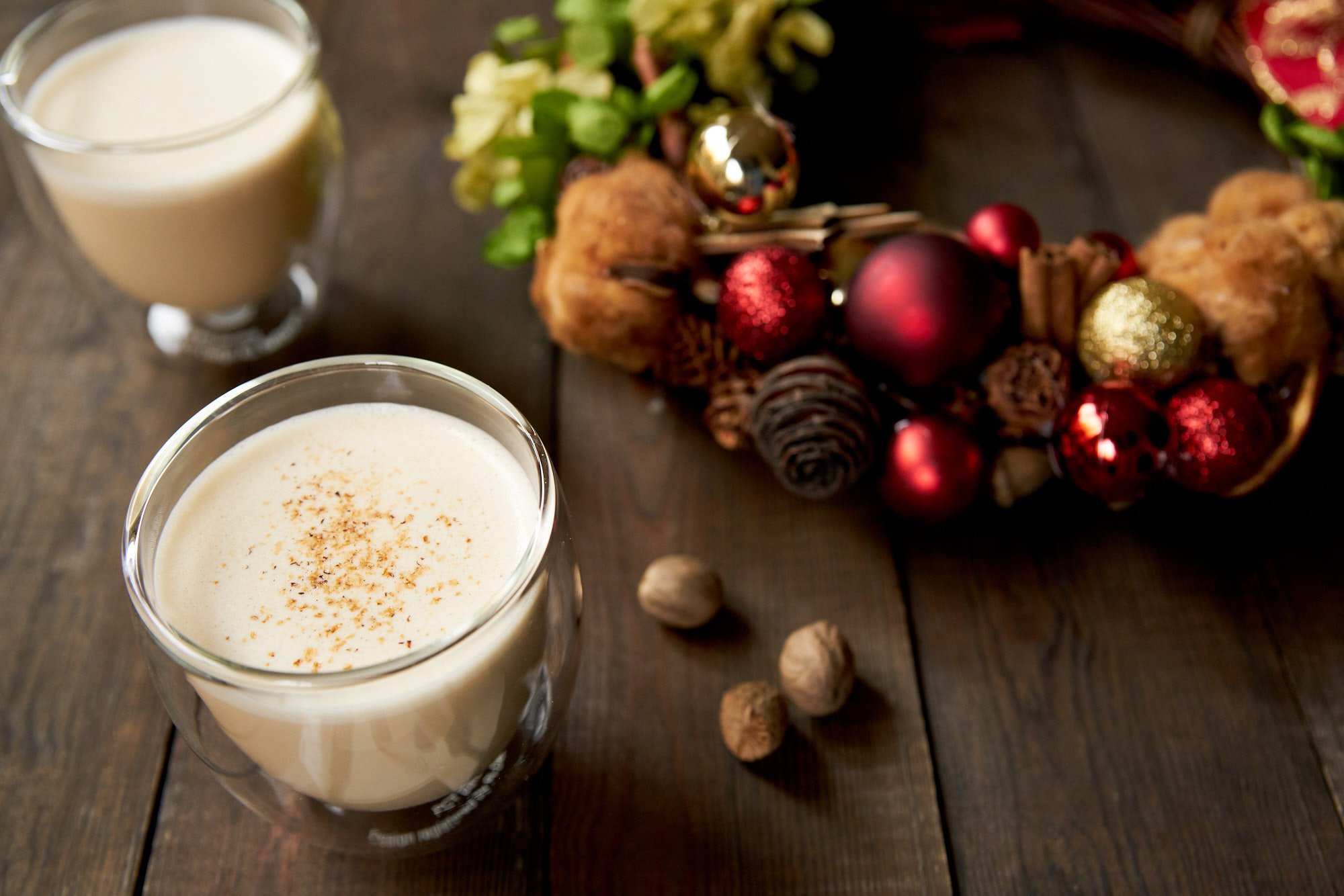 An easy hot eggnog that will warm you up from the inside out.