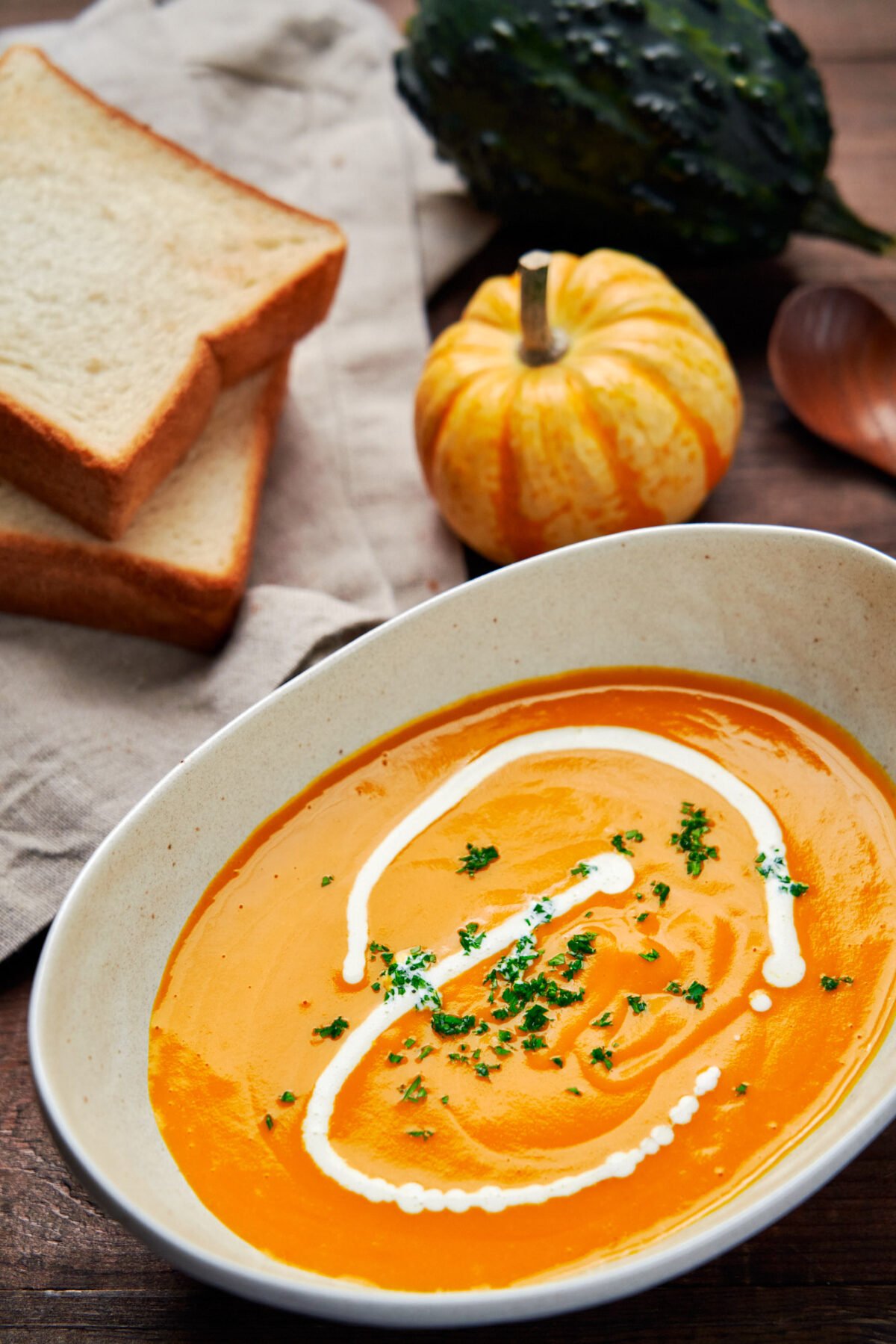 Rich, hearty, and packed with flavor, this easy kabocha squash soup is the perfect comfort food for a chilly autumn day.