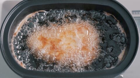 Frying Tonkatsu Pork Cutlet for Katsu Sando