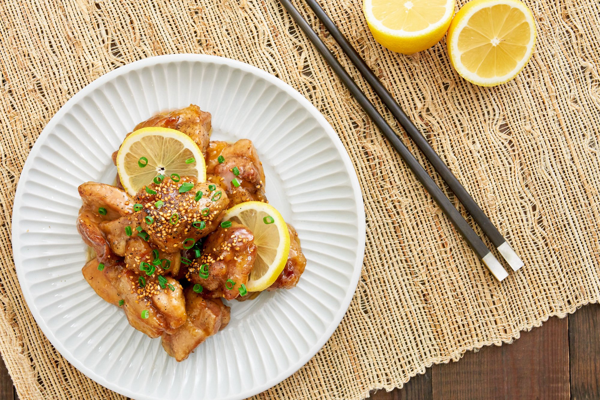 Tangy, sweet and savory, this easy lemon chicken recipe is quick and delicious.