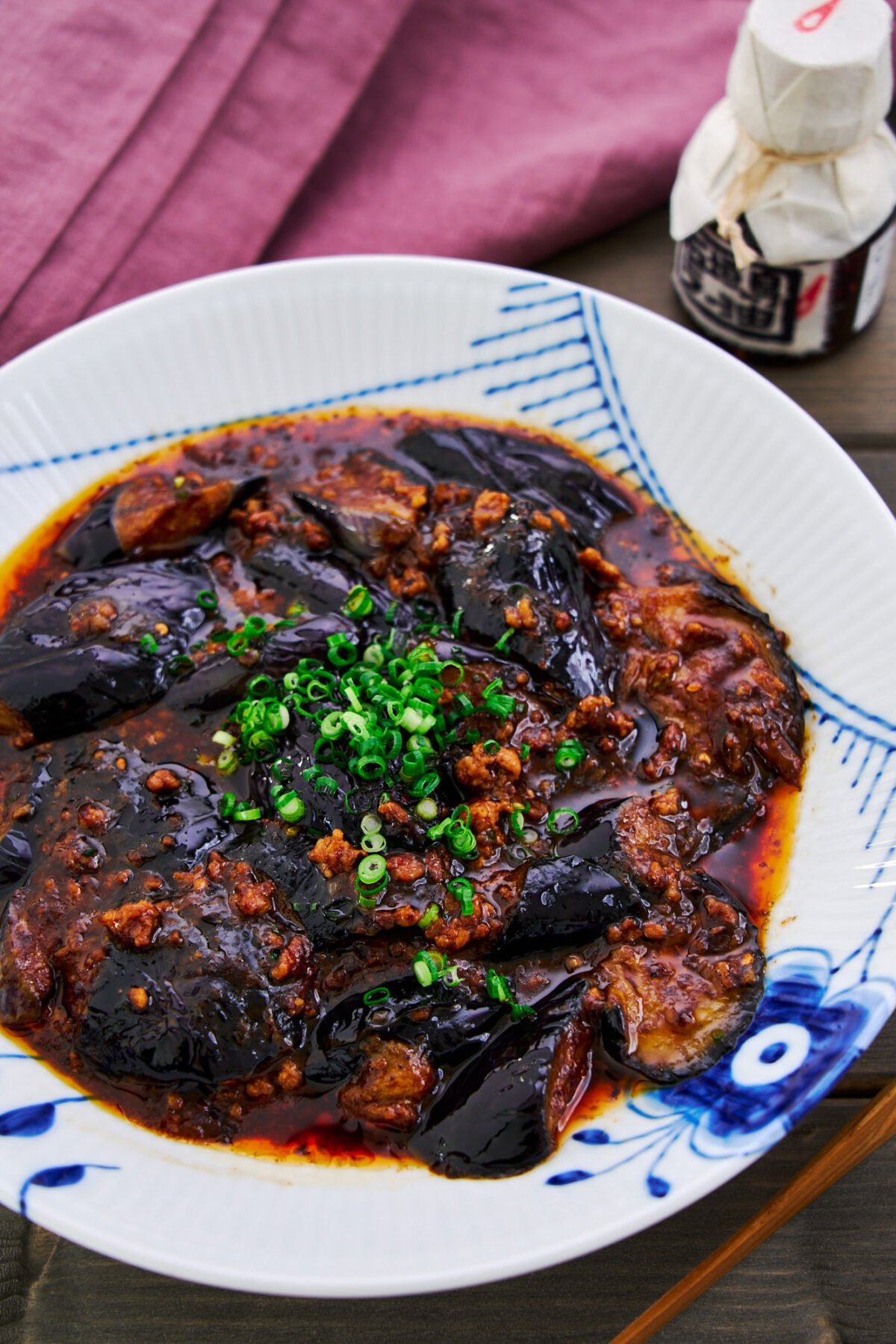 Mapo Eggplant, known as Mabo Nasu in Japan is a popular Japanese-style Chinese stir-fy with creamy flash fried eggplant cooked in spicy miso sauce.