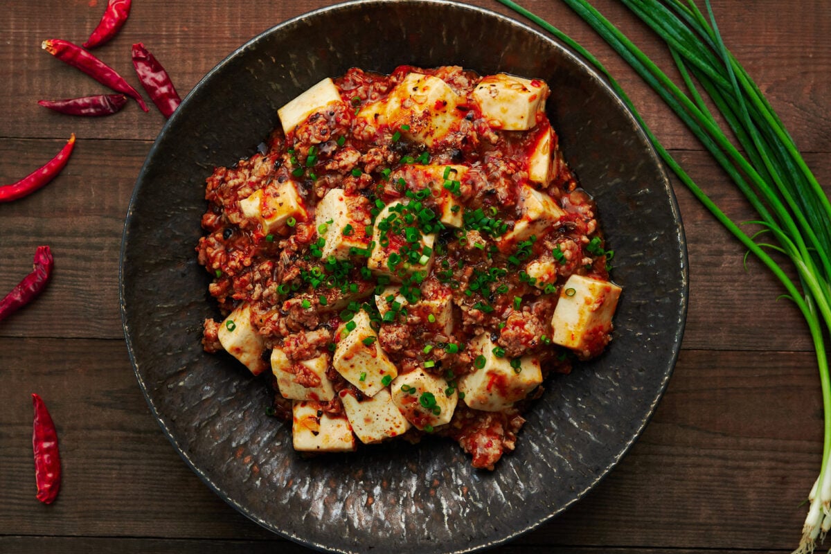 With fiery chili peppers and tongue tingling sichuan pepper amping up an umami packed meat sauce, mapo tofu is a dish that even tofu haters can get behind.