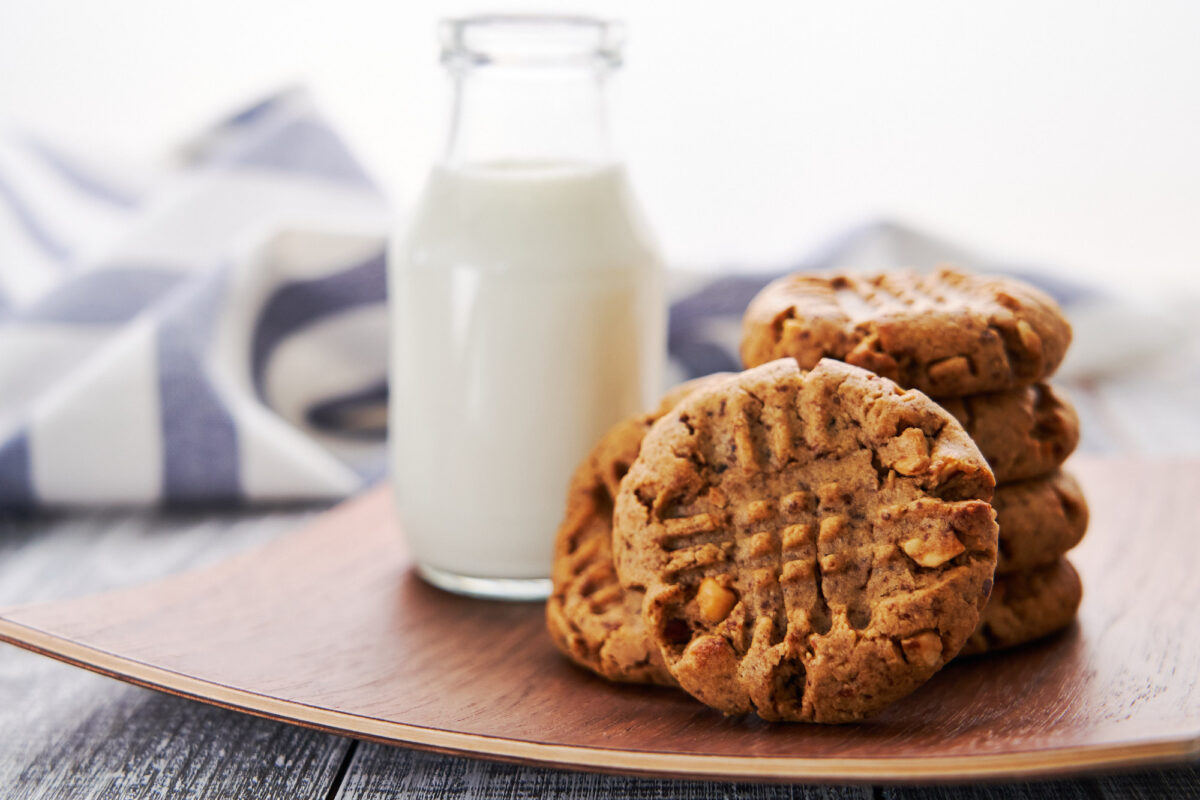 Loaded with fiber and protein, these easy plant-based peanut butter cookies are ridiculously easy and addictively good.