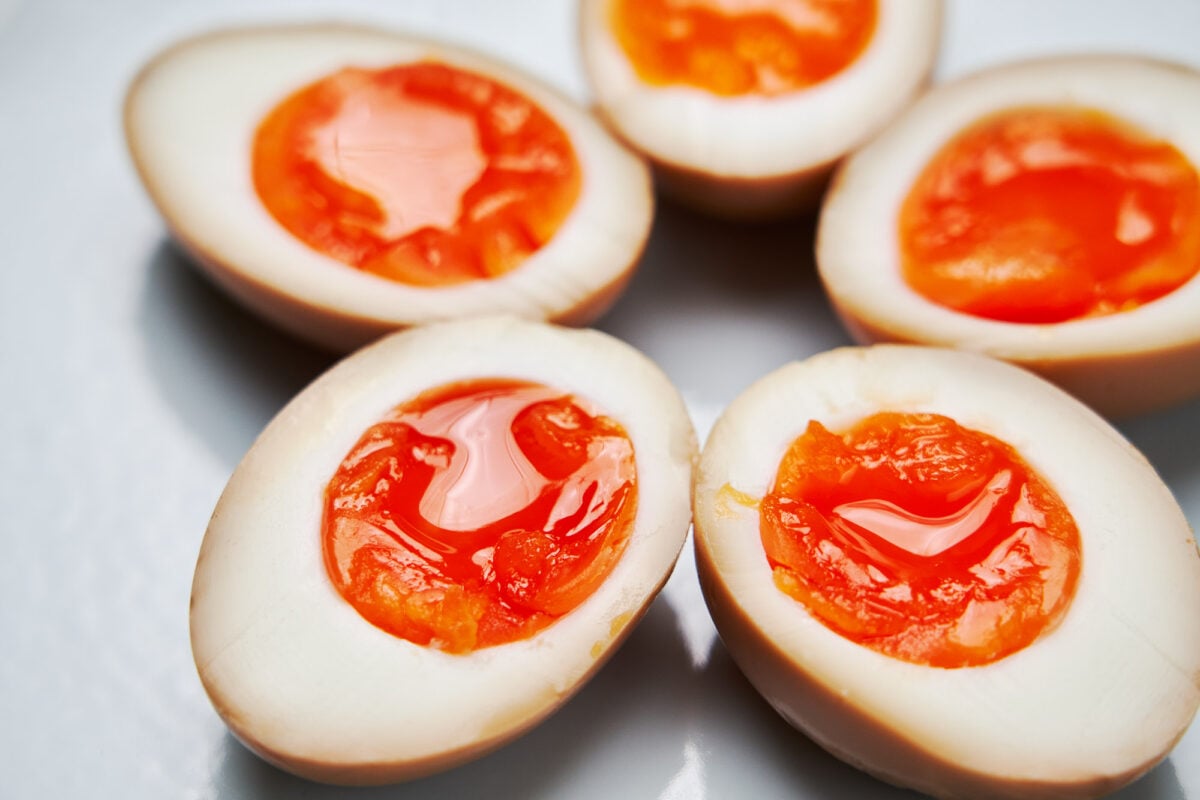 Ramen Eggs are Japanese soft-boiled eggs that are marinated in an umami-packed sauce.