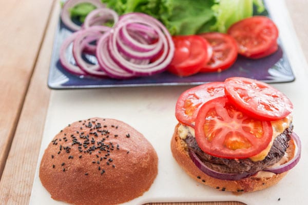 Building the perfect hamburger.