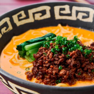 This authentic spicy ramen (Tantanmen) tastes like it came from a noodle shop in Japan, but it comes together in under 30 minutes.