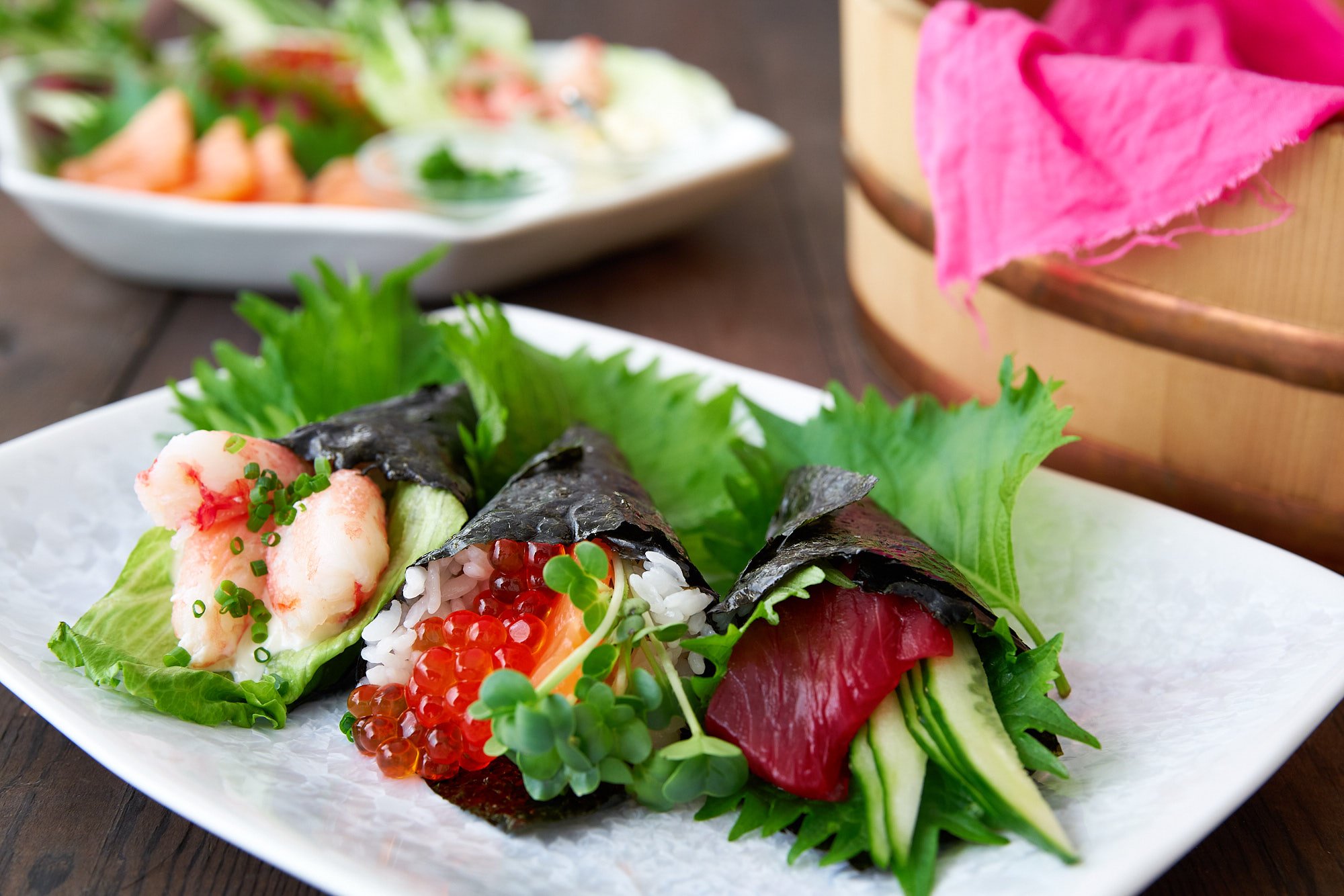 Temaki is a type of hand-rolled sushi that anyone can make at home with your favorite filling ingredients.