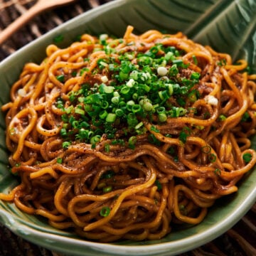 With a trifecta of fresh garlic, caramelized garlic, and black garlic, this easy garlic noodle recipe is mind-blowingly good.