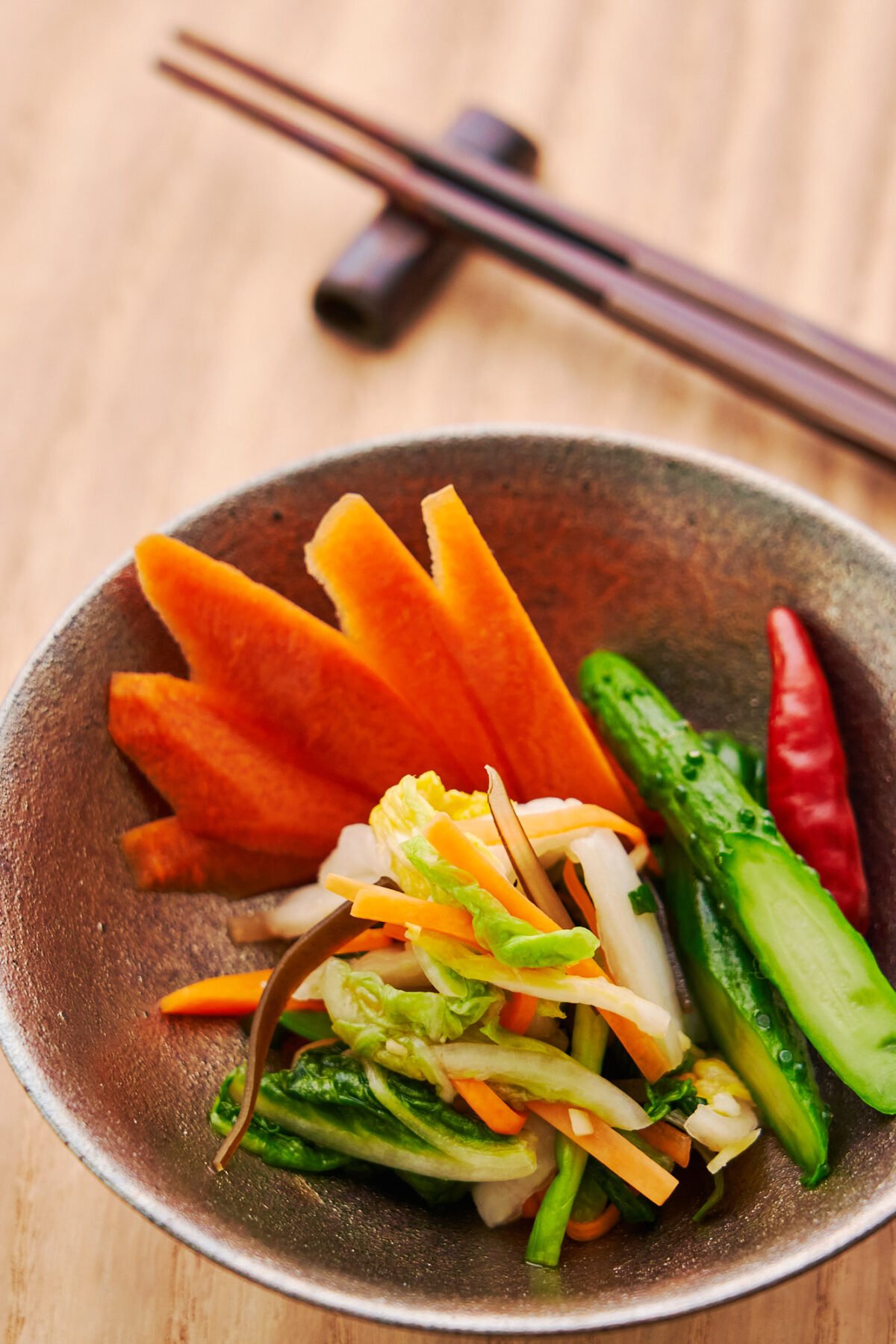 Pickling is a great way to preserve fresh vegetables, and this tutorial includes three easy ways to make traditional Japanese Pickles.