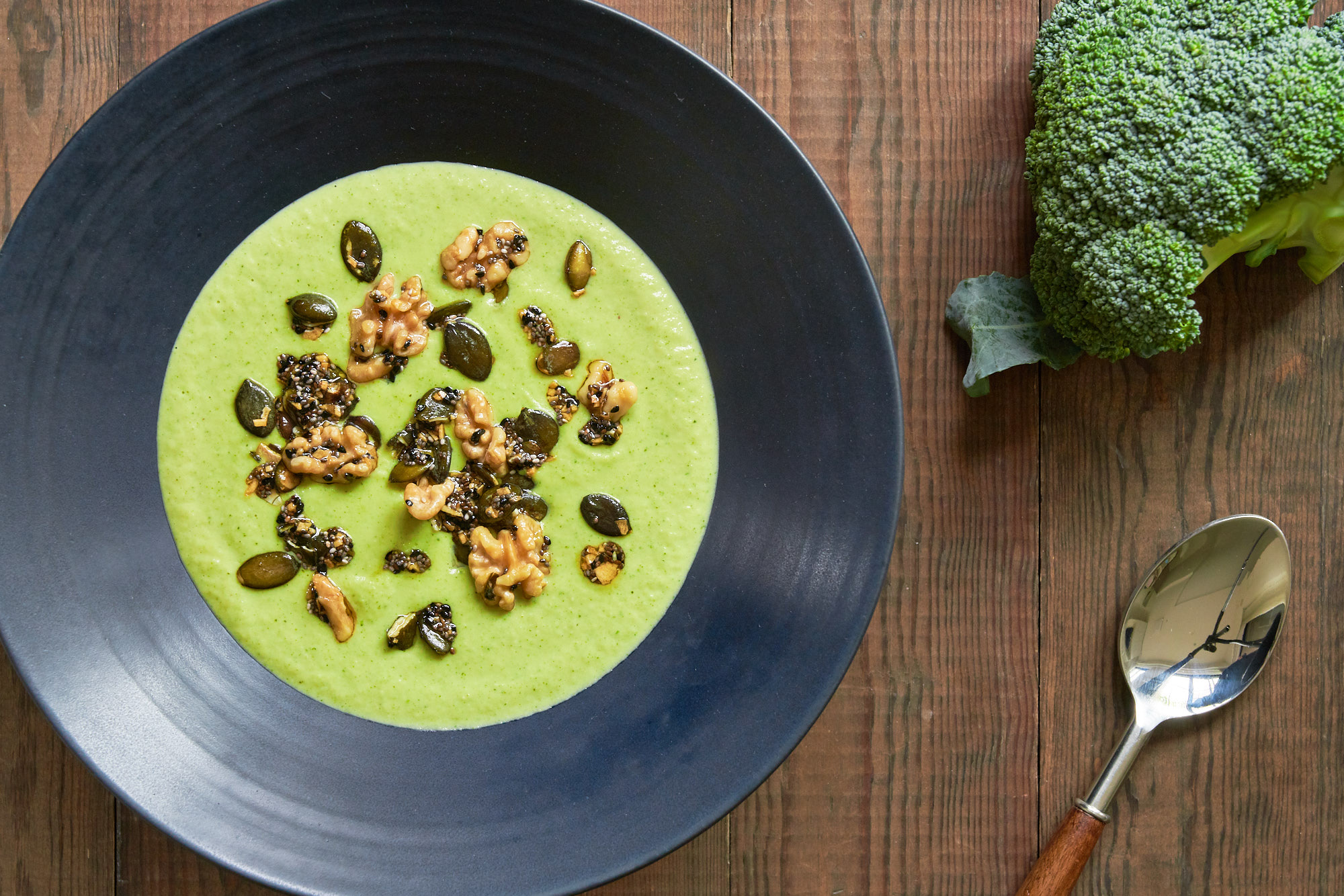 This Broccoli Cheese Soup is so flavorful and creamy, no one will believe it's plant-based.