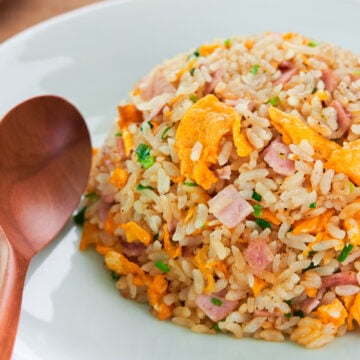 Throw together a delicious Japanese fried rice that comes together in minutes from a handful of ingredients with this Yakimeshi recipe.